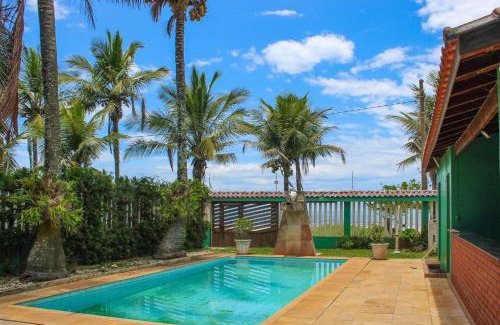 Itanhaem House | I148 - Casa com 4 dorm l Piscina, Churrasqueira e WI-FI