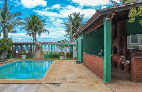 Itanhaem House | I148 - Casa com 4 dorm l Piscina, Churrasqueira e WI-FI