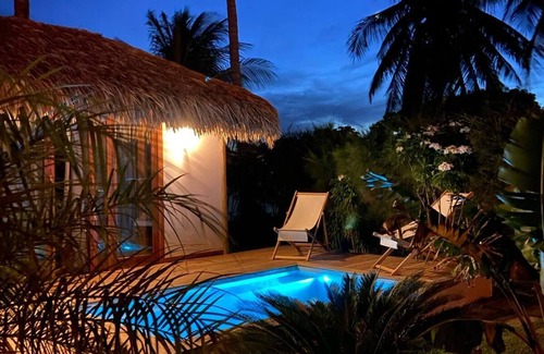 Fortim House | Idéal Pour les Couple, Votre Bungalow Avec Piscine Privée à Fortim au Brésil