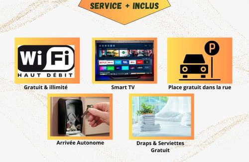 Valenciennes Apartment | Idéal PRO & Couple - 2 Logements Thème Boho Chic RDC & Dandy 1er étage - Quartier Calme - Jardin - WIFI HD - Smart TV - Parking Gratuit - Proche Centre & Transports - Ask Home