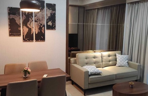 Cikini Apartment | Chic 2-bedroom apartment with private lift,AC, WiFi in vibrant Jakarta