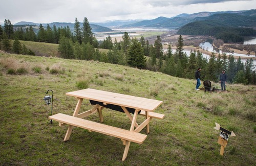 St. Maries RV Rental | Idaho Getaways Lakeview Tent site - BYOtent Bring Your Own Tent
