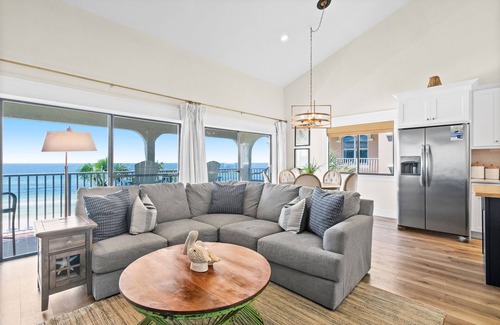 Seacrest Condo | Ideally located beachfront home with balcony, washer/dryer, AC, & amazing views