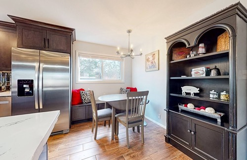 Fayetteville House | Ideally located home with enclosed yard, tiki bar, grill, smoker, & smart TVs