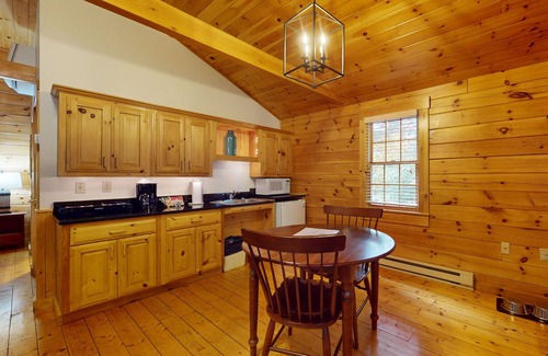 Northport Cabin | Idyllic dog-friendly studio cabin with AC, fireplace & WiFi