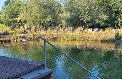 Liepe Apartment | Idyllic vacation apartment in the middle of nature, swimming pond, sauna, bird tours