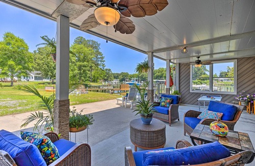 Reedville House | Idyllic Waterfront Home w/Game Room & Dock