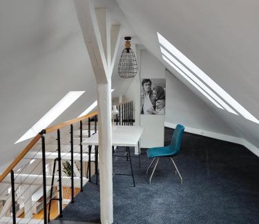 Werden Apartment | Im Löwental Galeriewohnung an der Ruhr, 2 Schlafzimmer auf 2 Ebenen