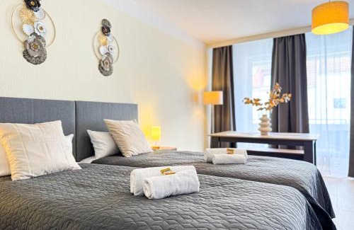 Lindenhof Apartment | ImmoStay Waterfront Apartments - Balkon über Bremen & Parking