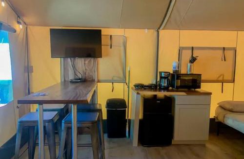 Fentress Other | Impressive Safari Tent with Barbecue in Staples, Texas
