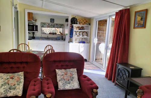 Christchurch House | In Christchurch city on acreage Very Private Garden overlooking our Olive Grove
