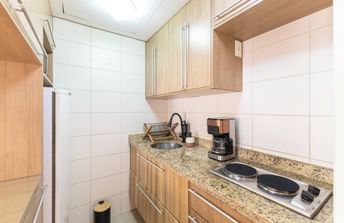 Boqueirao Apartment | In front of the beach! Apartment with rooftop pool and balcony with view - ARK Houses