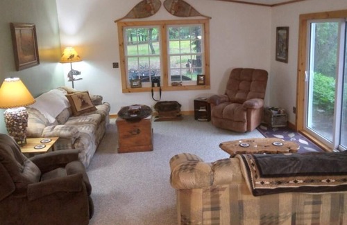 Atlanta Cabin | In the heart of Michigan's Elk Country...on the bank of Crooked Creek & 20 acres