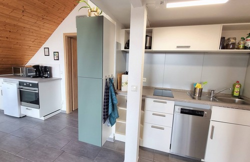 Seevetal Apartment | In the holiday home Hamburg: Apartment 2 with a covered balcony in a quiet location!