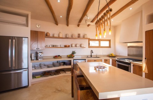 Higuera Blanca Villa | In the Sand Luxury Beach Front Villa w/climate-controlled Saltwater pool