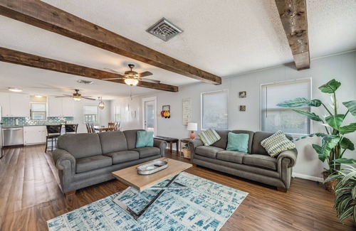 Shibui Sands House | In-town beach home with a short drive to the beach