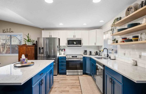 Evergreen House | Incredible Single Level Home, Open Layout, All New Decor and Furnishing, Fenced Backyard, Patio