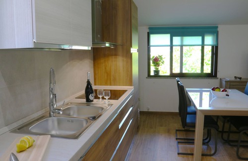 Aritzo Condo | Independent Agrifoglio apartment in holiday home with garden and barbeque