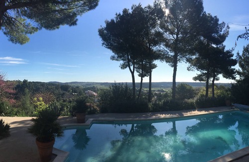 Combaillaux Apartment | Independent apartment in Languedoc villa with panoramic views