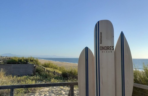 Ondres Apartment | Independent studio in a quiet villa 2.5km from the beach + 2 bikes on loan.