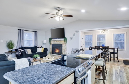 Tunkhannock Township House | Indian Mountain Getaway-hot tub, lakes ,hiking ,fireplace , pool table