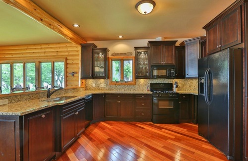 Cedar Lake House | Indiana LAKE HOME SUNSETS. 5 Beds, 3 Baths, 2 Decks, 1 Long Pier, by CHICAGO IL