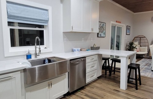 Green Turtle Cay House | Indigo House with private pool, dock slip, & house generator on Green Turtle Cay
