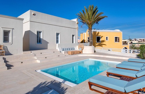 Karterados Villa | Indigo Luxury Neoclassical Mansion for 5-6 Persons!