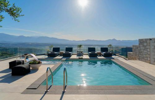 Heraklion Apartment | Indigo Villa with private Pool-Gym-Sauna-BBQ by Hospi