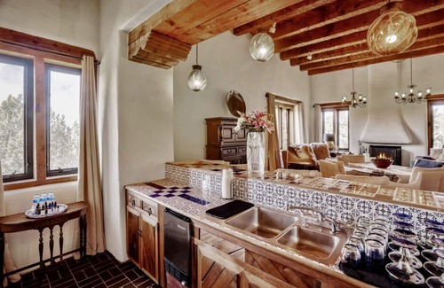 La Cienaga House | Indoor heated pool, hot tub, EV charger, 15 min to SF- 7 bedrooms 5 are en-suite