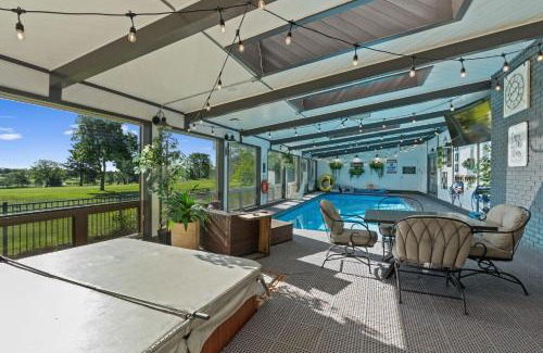 Loveland House | Indoor Pool and Hot Tub on Golf Course