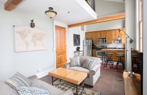 Traverse City Condo | Industrial-Chic Loft
