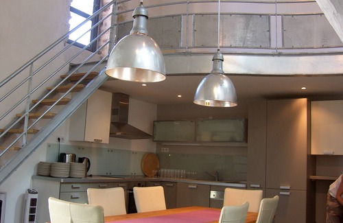 Tourbes House | Industrial design and in old walls with gr. Terrace. Garden m. Basin from 999, -Euro