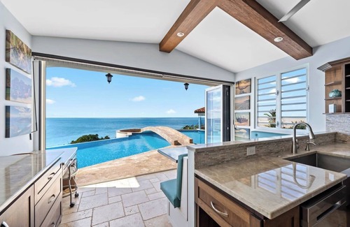 Aguadilla Villa | Infinity Pool | XL HOT TUB | Walk to Beach