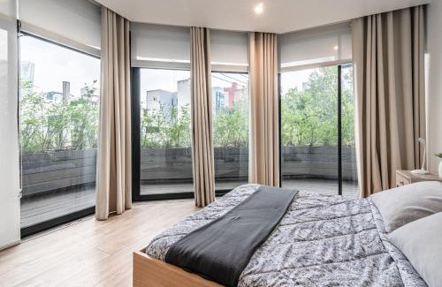 San Jose Insurgentes Apartment | Insurgentes Apt Private Balcony, Roof Lounge