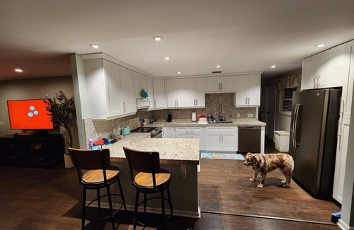 South Daytona House | Intercostal channel house with boat dock and ping-pong table