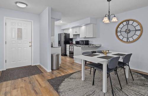 Keizer House | Inviting 2BR Half-Plex-Equipped Kitchen & Garage