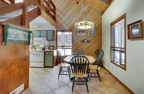 Black Butte Ranch Cabin | Inviting cabin with fireplace, pool, tennis court, and private hot tub