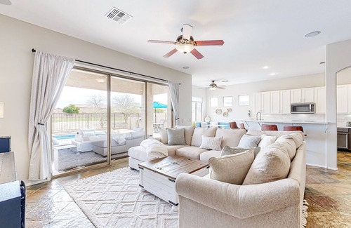 Laveen Village House | Inviting, dog-friendly home with pool, enclosed yard, firepit & fast WiFi