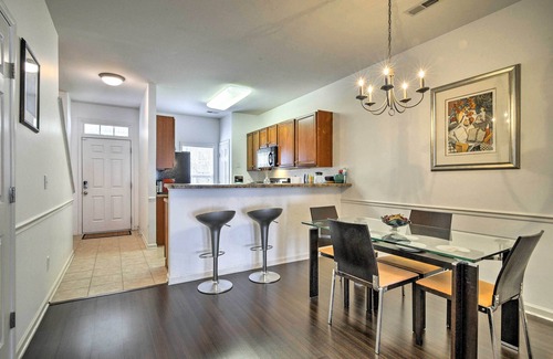Deep River House | Inviting High Point Townhome with Patio + Privacy!