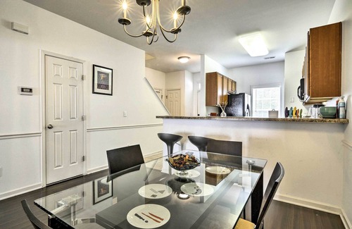 Deep River House | Inviting High Point Townhome with Patio + Privacy!