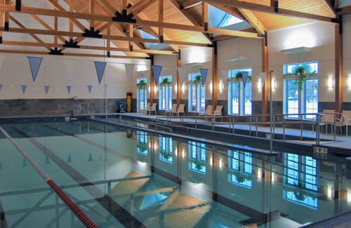 West Hartford House | Inviting home in resort setting w/ skiing, pool, fitness area, fireplace, & W/D