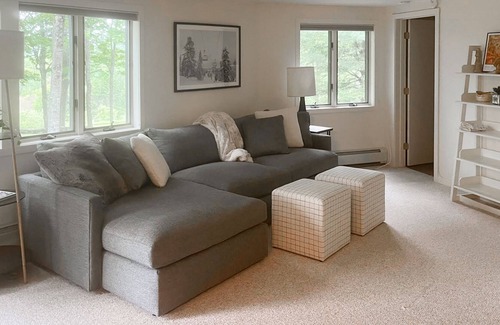 West Hartford House | Inviting home in resort setting w/ skiing, pool, fitness area, fireplace, & W/D