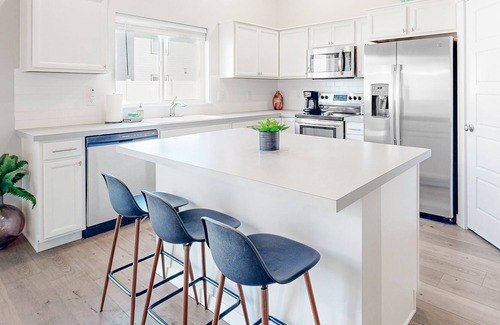 Meridian House | Inviting home with game room, central AC, full kitchen, & W/D