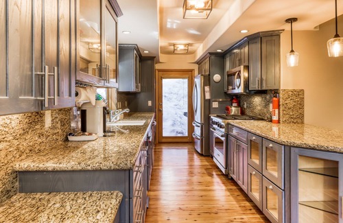 Kingswood Estates House | Inviting home with hot tub, fireplace, balcony, full kitchen, & W/D