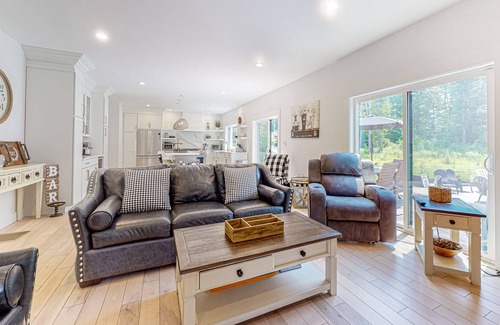 Salisbury House | Inviting house in Salisbury with EV charger, balcony, firepit, and gas grill