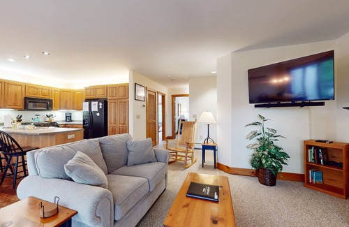 North Troy Condo | Inviting ski-in/ski-out condo - free WiFi, gas fireplace & free ski shuttle