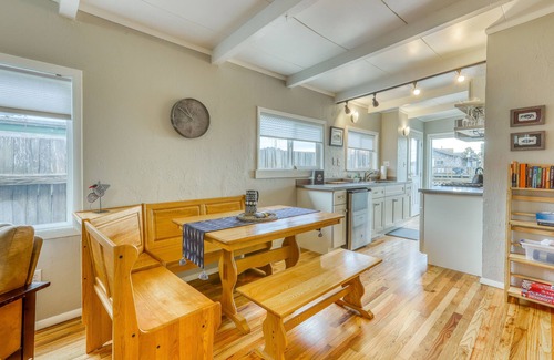 Eureka Cottage | Inviting waterfront cottage w/deck featuring a BBQ, kayaks, and canal access