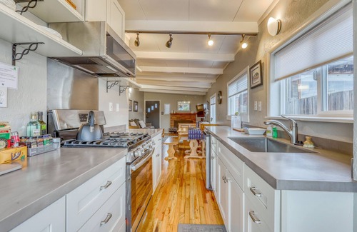 Eureka Cottage | Inviting waterfront cottage w/deck featuring a BBQ, kayaks, and canal access