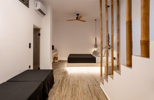 Ios Town Villa | Ios Seaside house with sunset view and small pool